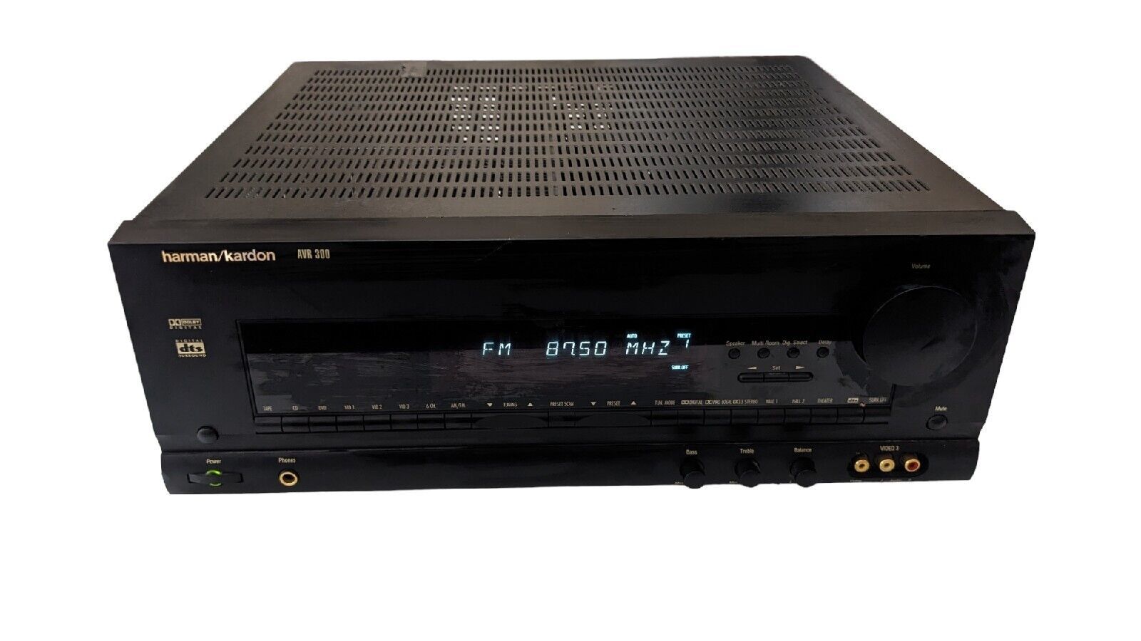Harman Kardon AVR 300 5.1-Channel AV Audio Video Dolby Digital Receiver - $59.39