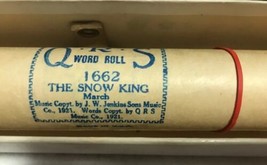 QRS Music Piano Word Roll 1662 Blue Bird Ballads The Snow King March FR ... - £19.35 GBP