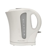 Proctor Silex 1.7 Liter Plastic Cordless Electric Kettle in White - $47.52 CAD
