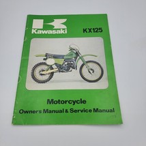 Original OE OEM Kawasaki KX125-A5 Owners And Service Manual 99920-1046-01 - $13.99