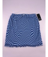 Wild Fable Blue Checker Skirt Size Small Skater Preppy Cute Lightweight New - $11.84 CAD