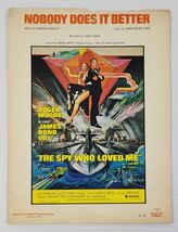 *L4) Nobody Does It Better - Carly Simon - James Bond - Vintage Sheet Music - $9.89