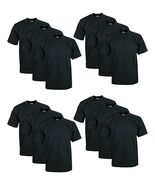Pro Club Men&#39;s 12-Pack Heavyweight Cotton Short Sleeve Crew Neck T-Shirt... - $89.09+