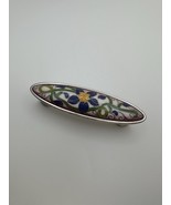 Enamel Cloisonné Flower Drawer Cabinet Pull 3 7/8 inches NB2 - $72.22 MXN