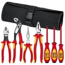 KNIPEX 7-Piece Pliers/Screwdriver Tool Set in a Nylon Pou - $398.99