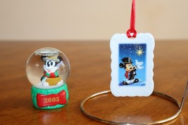 Mickey’s Magical Christmas Vintage 2001 Porcelain Ornament Disney Snowgl... - $213.11 MXN
