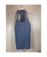 Patagonia Umbra Tank Top Women&#39;s Blue Built In Bra Racerback Run Yoga Small - $21.95