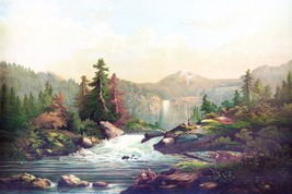 12779.Decor Poster.Room wall interior design.Sierra Nevada landscape painting - $17.10+