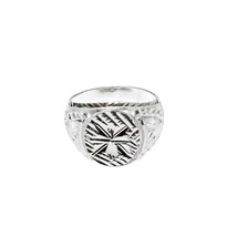 Indien Pure 925 Argent Massif Homme Bague Doigt - $31.03