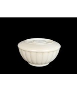 Vintage cream colored celluloid lidded dresser jar with a spruce pinecon... - $14.99
