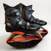 Kangoo Jumps KJ XR3 X-Rebound Exercise Jump Boots Black &amp; Orange Medium ... - $113.99