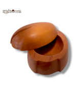 Ethnic Style Tulip Jewelry Box In Light Wood Sliding Opening - $784.14 MXN