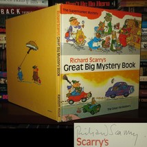 Richard Scarry Richard Scarry&#39;s Great Big Mystery Book Signed 1st 1st Edition 1s - £1,411.86 GBP