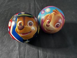 Paw Patrol Foam Ball - Chase and Skye - Lot of 2 - £11.98 GBP