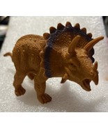 Retired 2008 Dinosaur Collector Triceratops Figure PVC 430 P17 - $278.73 MXN