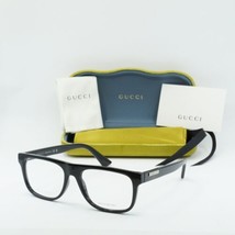 GUCCI GG1117O 001 Black 56mm Eyeglasses New Authentic - £122.10 GBP