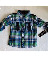 Beverly Hills Polo Club Button Plaid Shirt 3T - €13,80 EUR