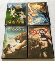 Excalibur, Clash Of The Titans, 10,000 BC &amp; 300 DVD Lot - £6.73 GBP