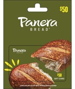 PANERA BREAD GIFT CARD 150 100 50 MOM DAD FRIENDS WORK MEAL FOOD DELIVER... - €51,34 EUR+