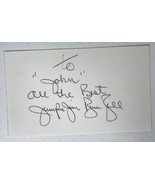 Jumping Jim Brunzell Signed Autographed 3x5 Index Card - Pro Wrestler - £10.15 GBP