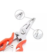 NEW Fishing Pliers Scissors Line Cutter Braid Split Ring Tool Lip Grip T... - €8,45 EUR
