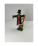 Bethany Lowe Halloween “Girl with Scarecrow” Resin Figure, Retired - $119.99