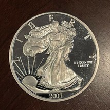 6 Troy oz, Half Troy Pound 2007 Silver Eagle .999 Fine Silver With Plastic Case - $319.95