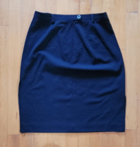 Black Pencil Skirt Size 8 Knee Length by Rafaella - $13.56