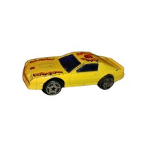 Vintage Blue Box Speed Sounder Die Cast Yellow Flame Car #3536 Macau 1986 - $8.42