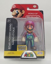 Jakks Pacific Star Power Mario 2.5 Inch Figure Rare - $1,425.51 MXN