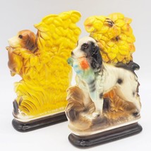 Pair of Hunting Dog Pheasant Bookends made in Japan - £50.42 GBP