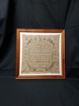 1812 Needlepoint Sampler Rebecca Jackson Williams b. 1799 DEERFIELD Ma. ... - £2,625.03 GBP