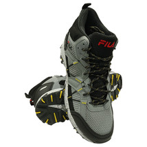 NWT FILA MSRP $99.99 GRAND TIER MEN&#39;S GRAY MID SHOES SNEAKERS SIZE 9 9.5... - $69.99