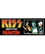 KISS 8 x 3 KISS Meets The Phantom Of The Park Glossy Custom Bumper Sticker - $10.50