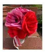 Valentine&#39;s Day Flower Bouquet in Tin Can Party Tabletop Decorations BRA... - $5.95