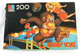 VINTAGE 1981 Milton Bradley Donkey Kong 200 Piece Puzzle 11x16&quot; - £26.04 GBP