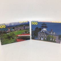 2 Scenic Scape Series 500 Piece Puzzles - 10 3/4&quot; x 18&quot; each - Wellington - £13.77 GBP