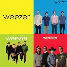 Weezer Blue Green Red Banner Huge 4X4 Ft Fabric Poster Tapestry Flag Album Art - £16.99 GBP