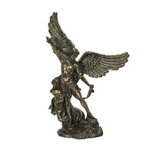 St. Michael the Archangel In Battle Bronze Finish Statue 13.5 Inches High - $89.09