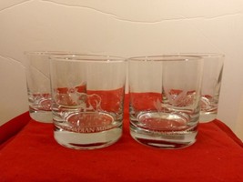 Vintage Set of 4 Imported Canaian Mist Wildlife Series Collector Glasses 1990&#39;s - £18.19 GBP