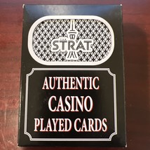 The STRAT Black BK Box Casino Las Vegas Deck of Playing Cards - £4.97 GBP