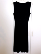 JONES NEW YORK LADIES SLEEVELESS STRETCH BLK KNOTTED FRONT DRESS-10-BARE... - £10.99 GBP