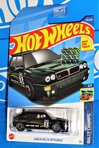 Hot Wheels Factory Set 2022 Rally Champs Series Lancia Delta Integrale Dk Green - £2.32 GBP