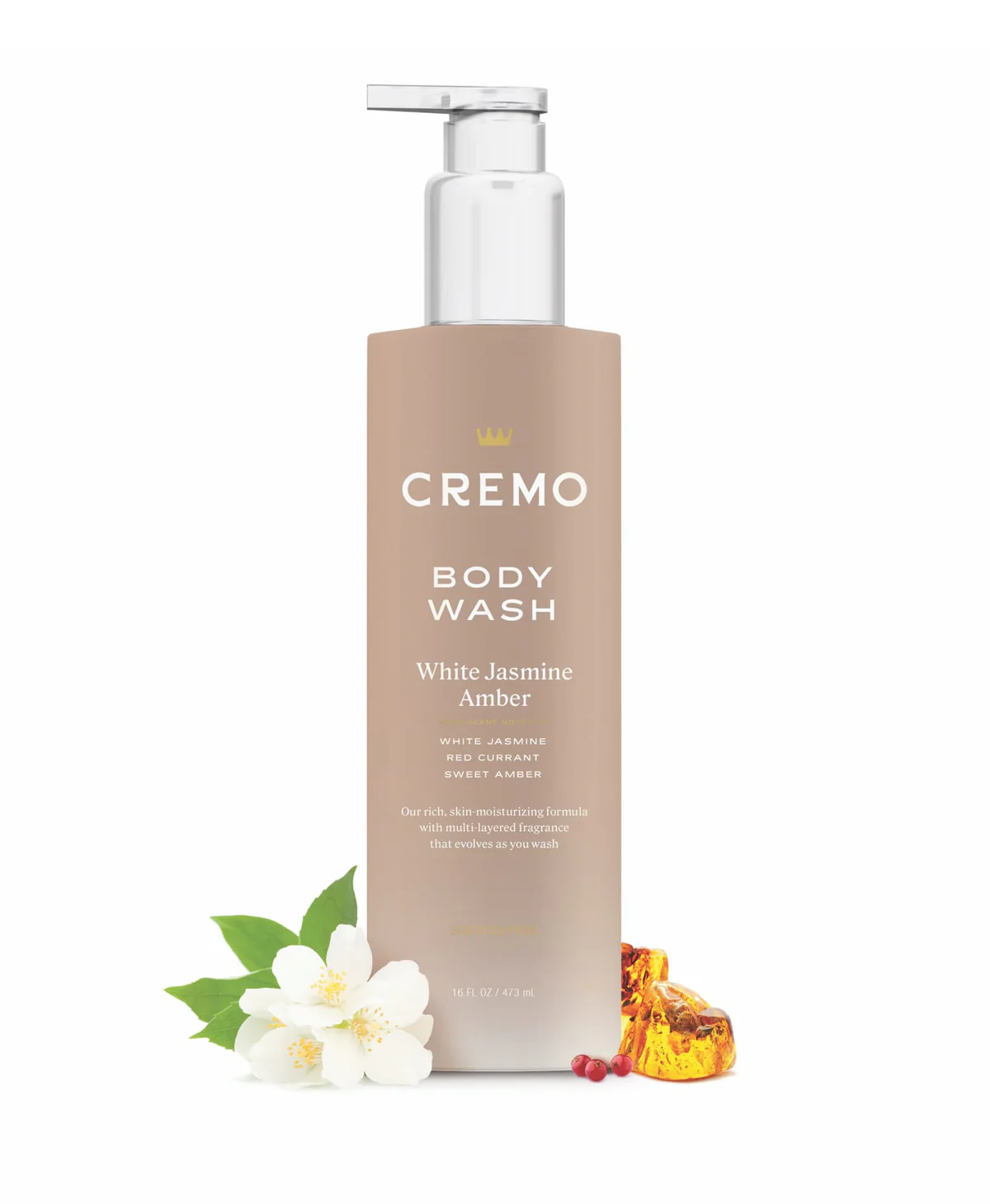 Cremo Skin Moisturizing White Jasmine Amber Body Wash - 16 Fl Oz - £19.84 GBP