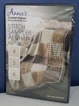 Annie&#39;s Crochet Afghan Stitch Sampler Afghan Blocks 4, 5 And 6 New Sealed - £7.88 GBP