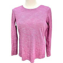Talbots Petite T-shirt Women&#39;s Small Fuchsia Long Sleeves - $18.81
