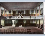 Faneuil Hall Interior Boston MA Massachusetts UNP DB Postcard G16 - $5.08