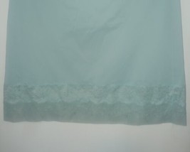 Vintage Vanity Fair Silky Nylon &amp; Lace Mint Green Lingerie Half Slip Skirt Sz S - £31.86 GBP