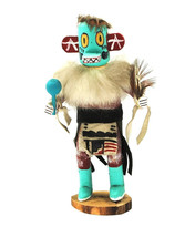 Hopi Kachina Doll Cactus Styx Handmade Signed Gary Nagale Vintage Native America - £55.08 GBP