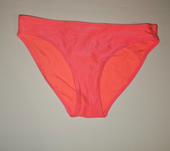 American Eagle Aerie Shine Rib Full Coverage Bikini Bottom MEDIUM Bright... - $22.24